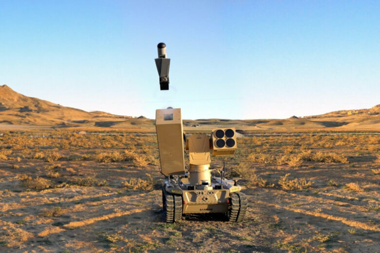HAVELSAN's unmanned ground vehicle BARKAN successfully carried out a ...