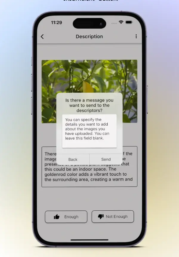 From Your Eyes Uygulaması Ekran Görüntüsü - 2 - İngilizce