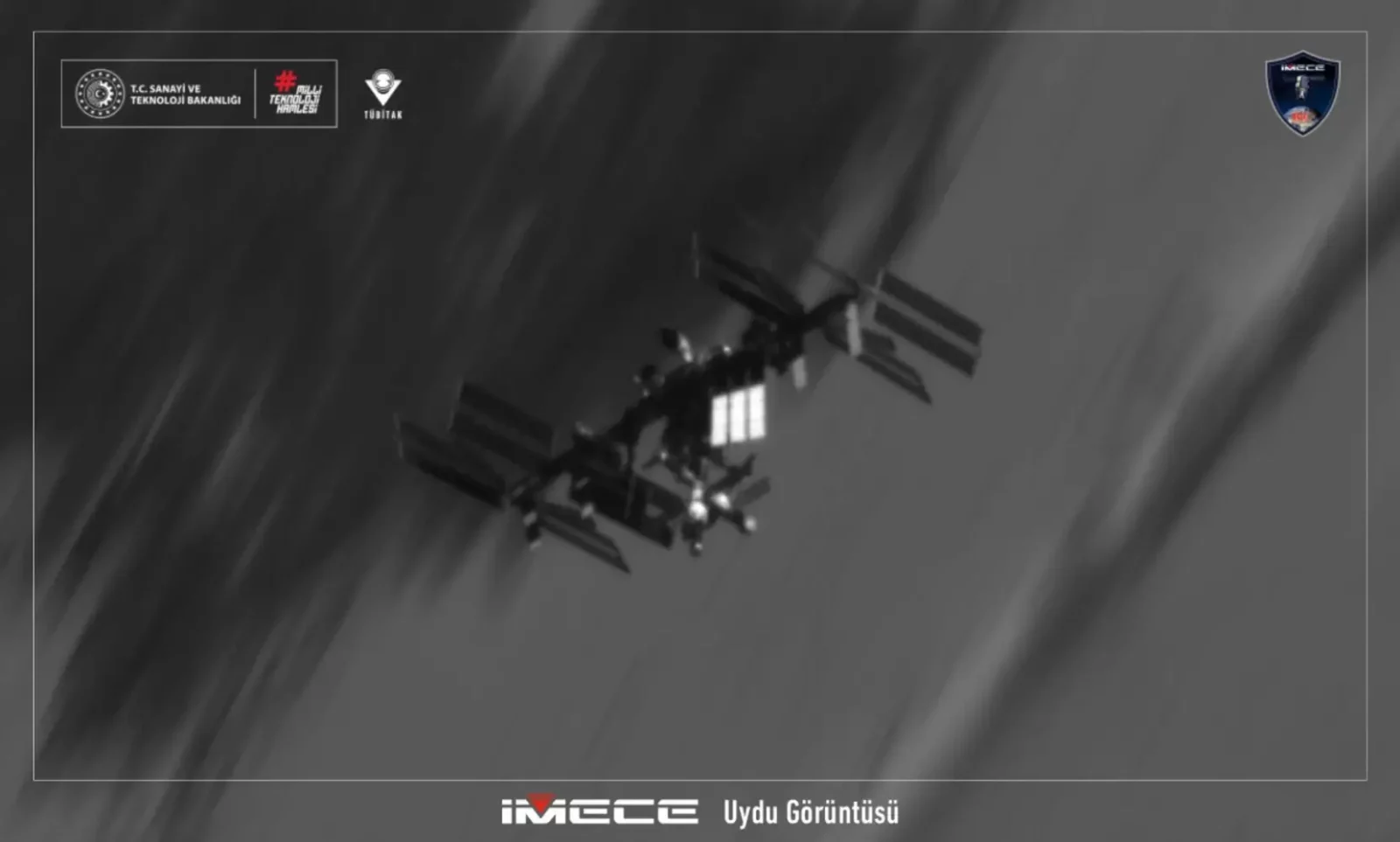 Tübitak Uzay İMECE uydusu ISS görüntüleme görevi