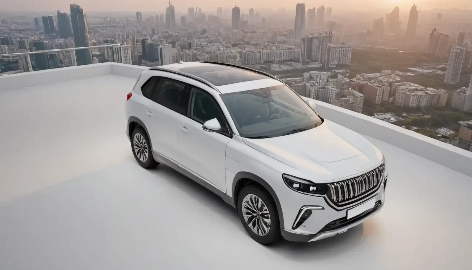 TOGG T10X Avrupa Şehir Arkaplanı