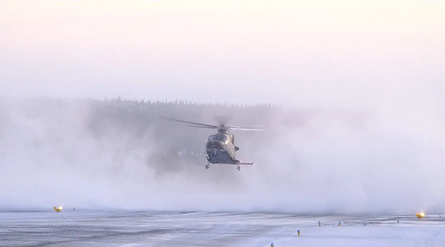 TUSAŞ, GÖKBEY T625 Soğuk Hava Testi, İsveç