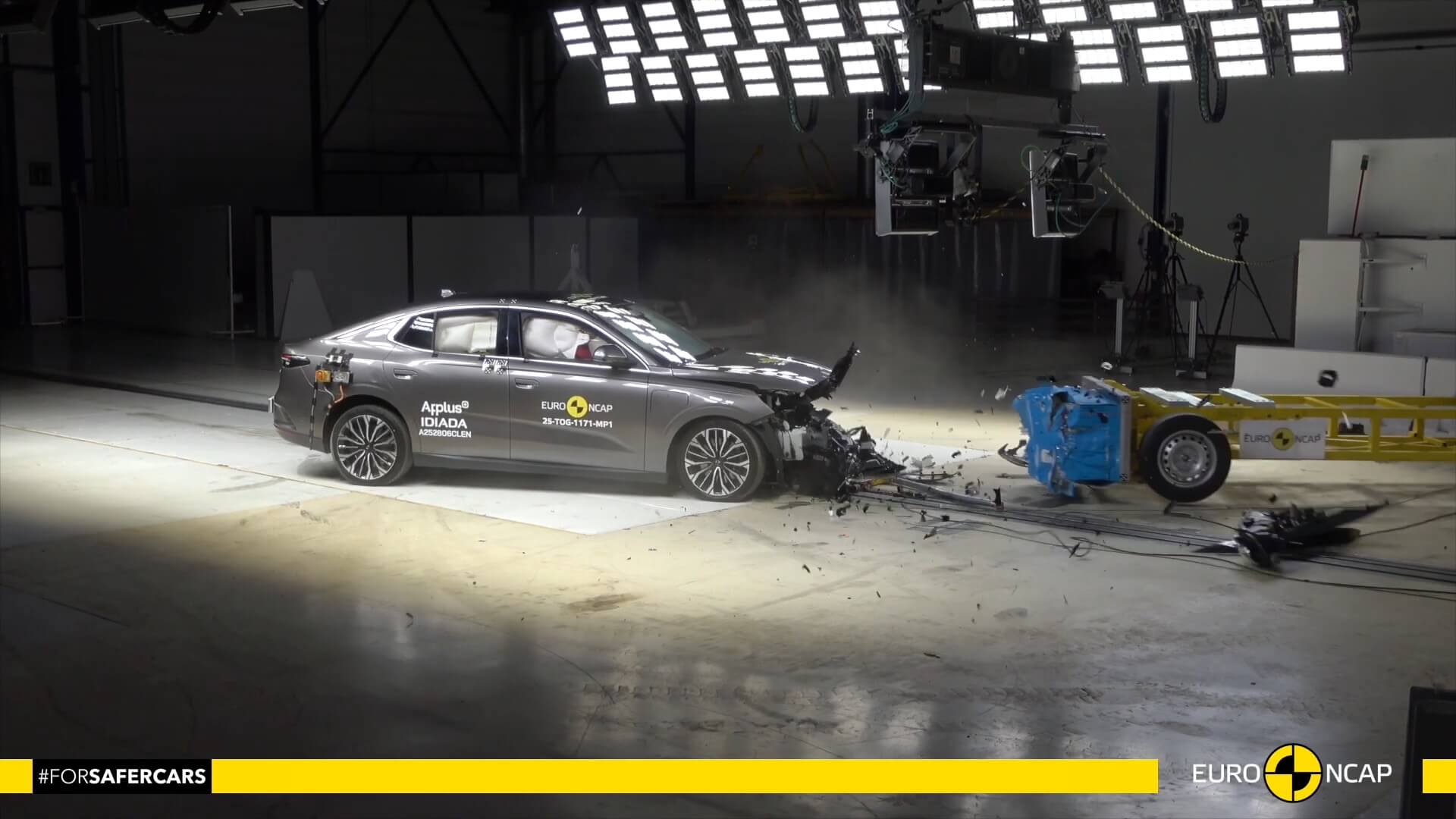 Togg T10X Euro NCAP Test Görüntüsü