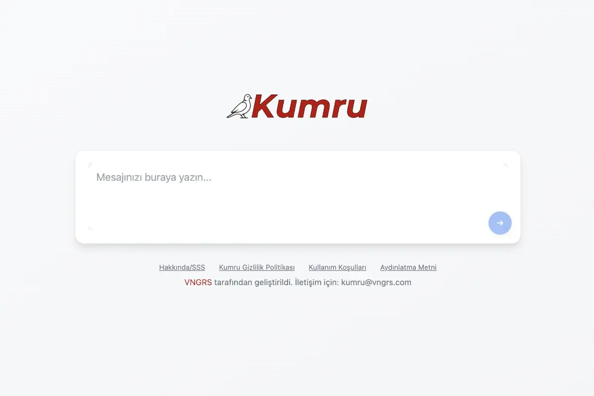 Kumru, Türkçe Yapay Zeka Büyük Dil Modeli (AI)