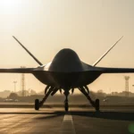 TUSAŞ, BAE Systems, TAI, Unmanned Fighter Jet (Yapay zekâ ile oluşturulmuş temsili görüntü)