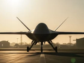 TUSAŞ, BAE Systems, TAI, Unmanned Fighter Jet (Yapay zekâ ile oluşturulmuş temsili görüntü)