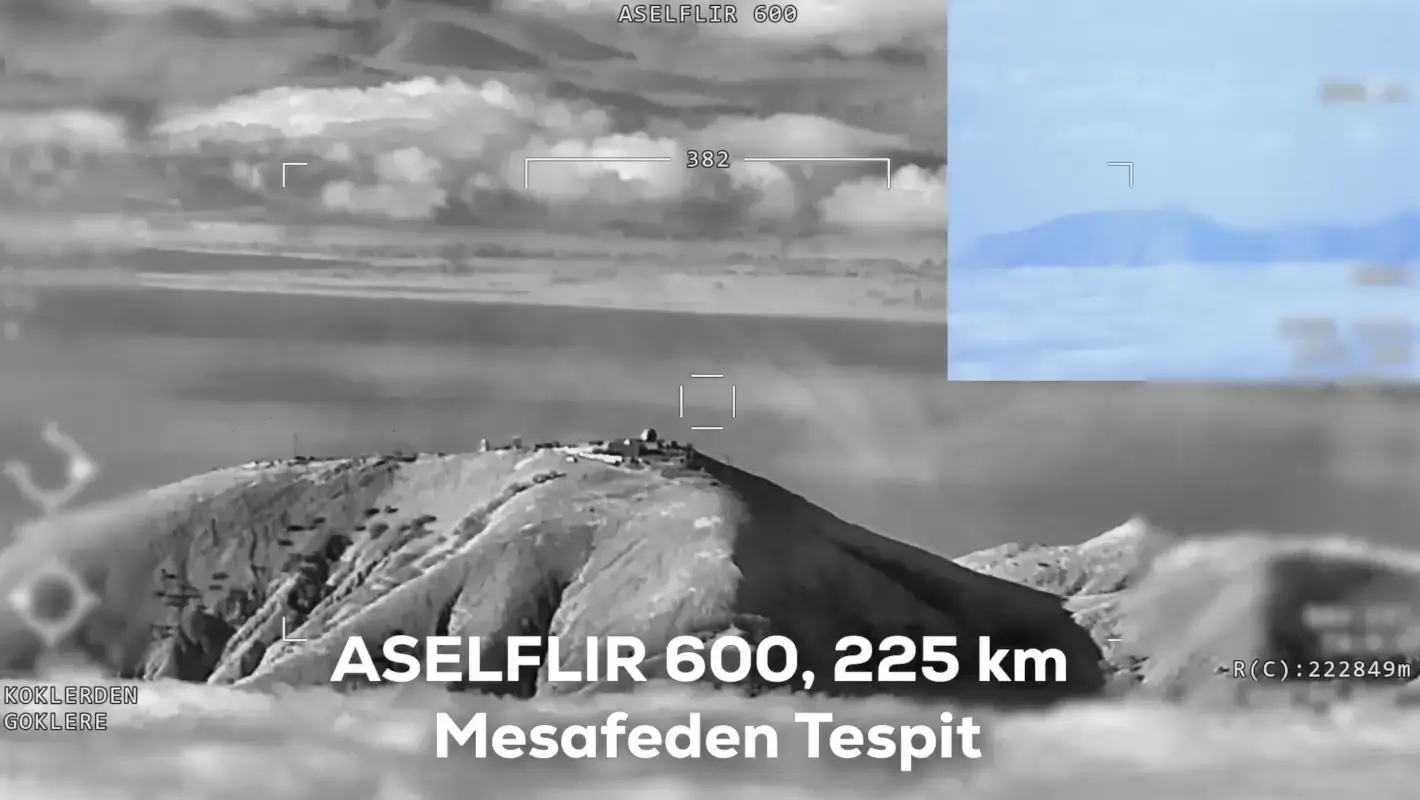 ASELFLIR-600 225km Test Görüntüsü