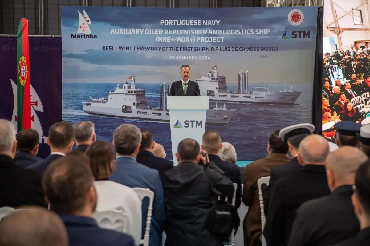 Haluk Görgün, Portekiz, Lojistik Destek Gemisi, Kızağa Alma Töreni