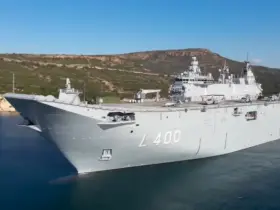 TCG Anadolu NATO Görev Grubunda.