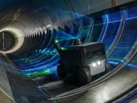 ONNA Robotic Maça, Rüzgar Santrallerinin Kanatlarını Denetliyor. Temsili