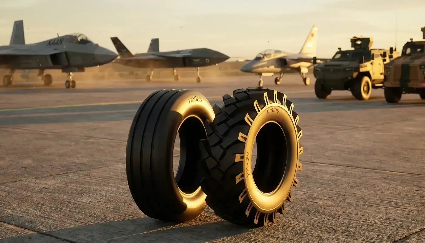 Askeri Araçlar ve Milli Hava Platformları Yerli Lastikler. Petlas