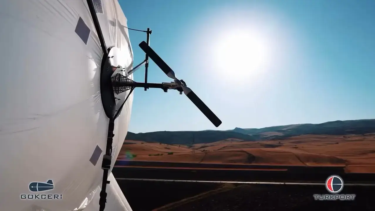Türkport Gökçeri Aerostat - Tail Rotor