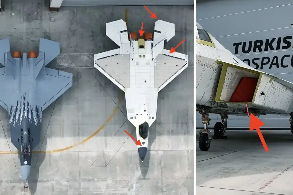 KAAN P1 ve P0 tasarımsal farklar