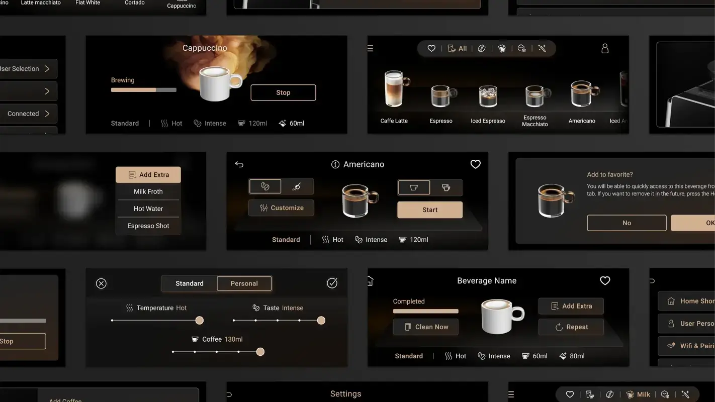 Caffe Experto V4 UI / Arçelik