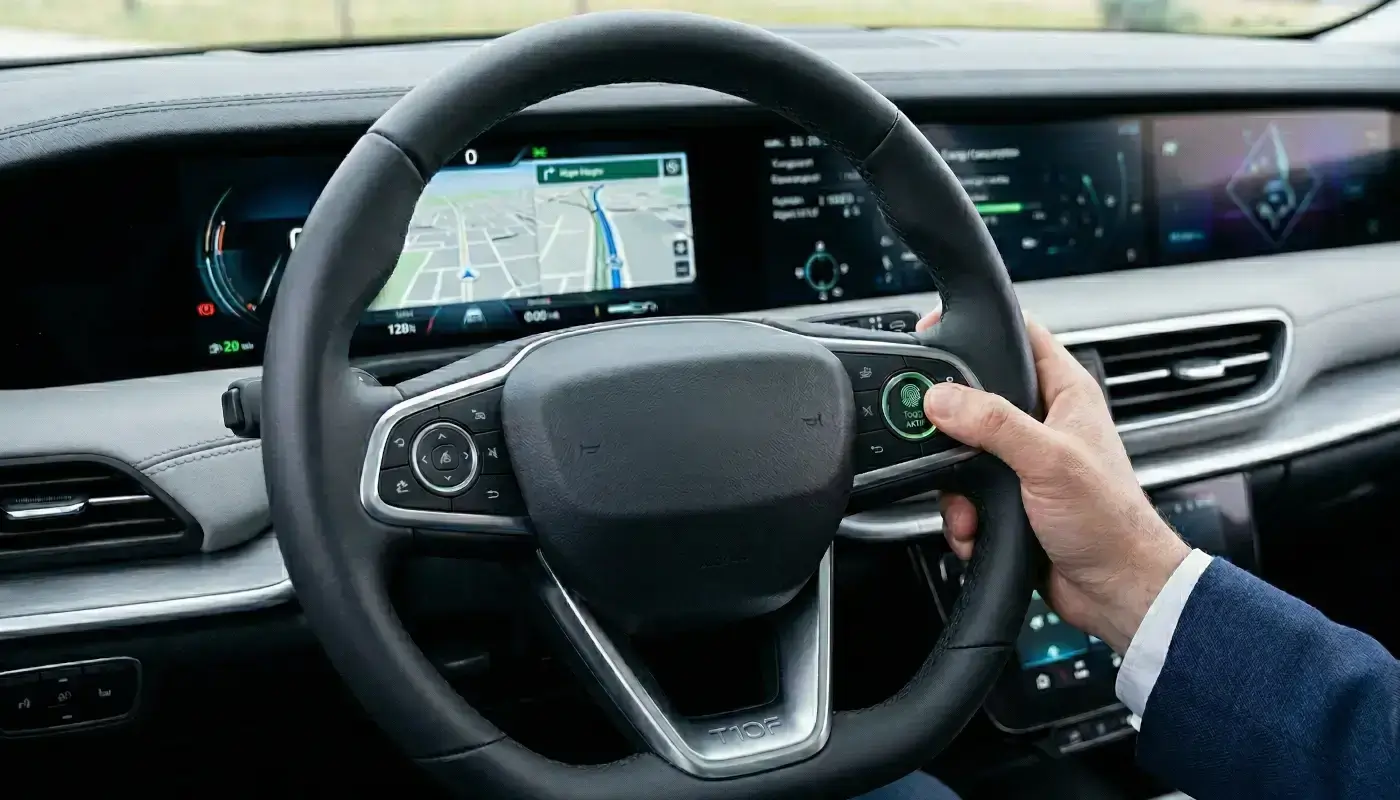 Togg, Parmak İziyle Araç Kontrolü / Temsili Görsel