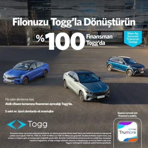Togg 2026 Nisan Filo Kampanyasi