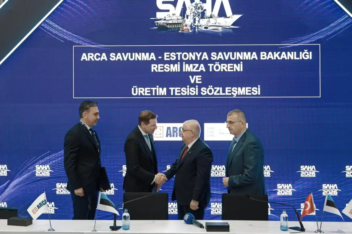 ARCA Savunma Estonya Tesisi İmza Töreni / ARCA Savunma