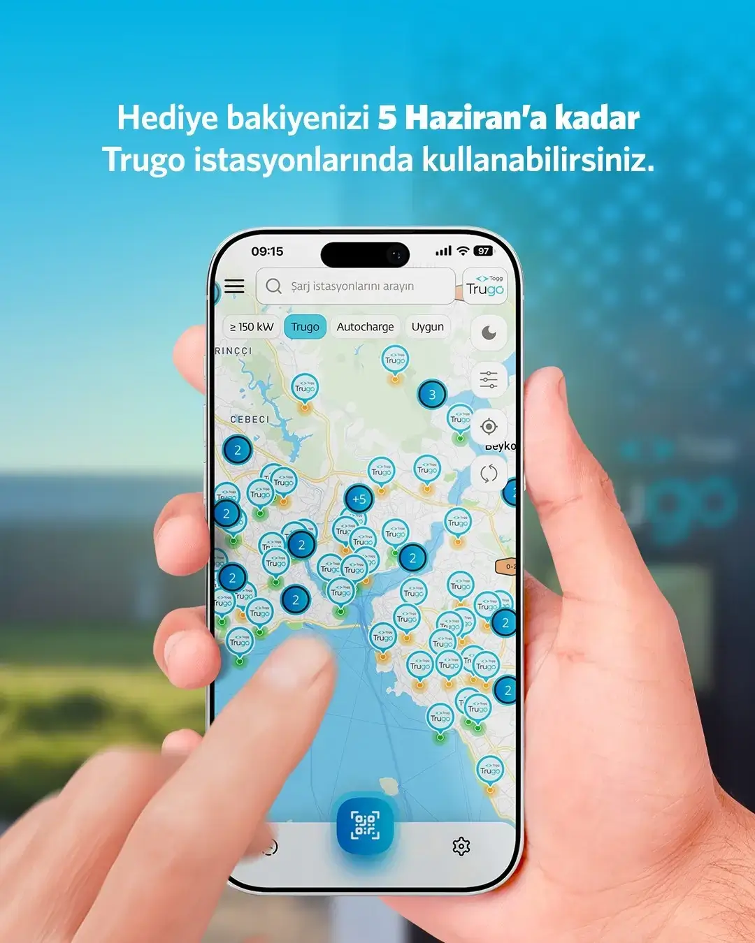 Bayram al-Adha Free Charging Campaign / Togg