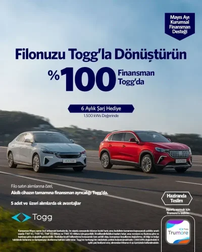 Togg Mayıs Ayı Erken Bayram Fırsatları / Togg