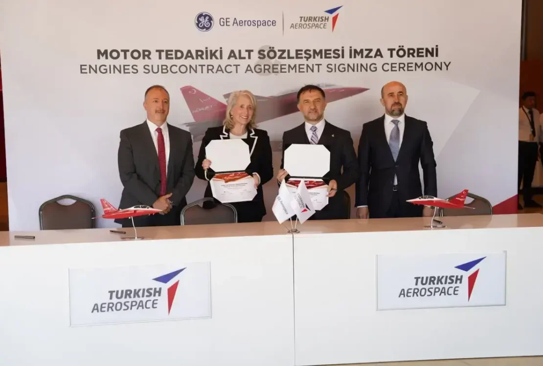 TUSAŞ ve GE HÜRJET Motor Tedarik Sözleşmesi İmzaladı / TUSAŞ