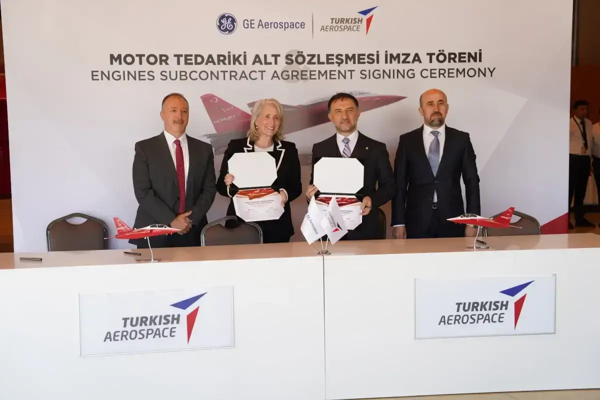 TUSAŞ ve GE HÜRJET Motor Tedarik Sözleşmesi İmzaladı / TUSAŞ