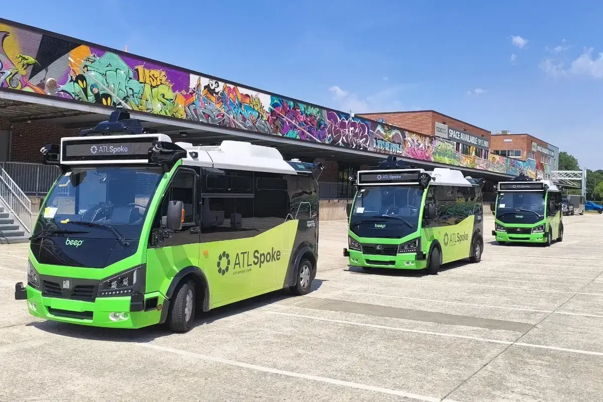 KARSAN Otonom Elektrikli Minibüs e-Jest Dünya Kupası İçin ABD Atlanta'da Taraftarları Taşıyacak