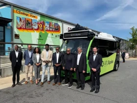 KARSAN Otonom Elektrikli Minibüs e-Jest Dünya Kupası İçin ABD Atlanta'da Taraftarları Taşıyacak