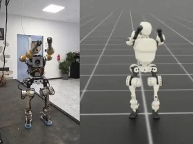 İnsansı Robot AKINCI-5 Dans Ediyor / Akınrobotics