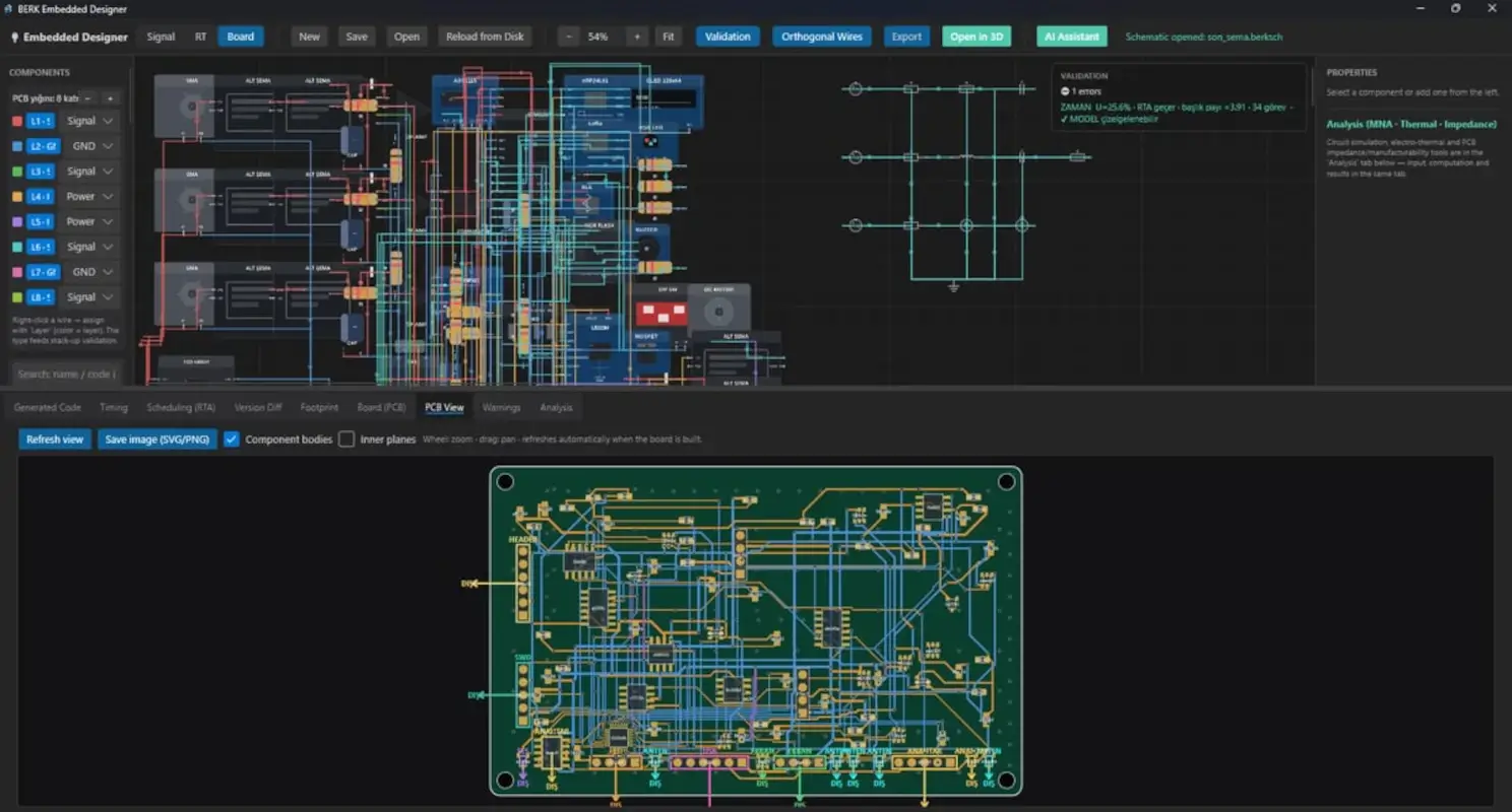 Berk Studio Embedded Desginer / LL Berk Yazılım