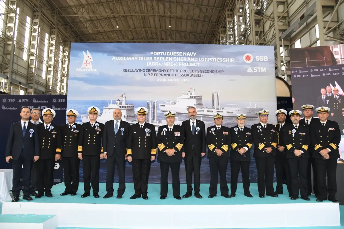 Portekiz İçin İnşa Edilen NRP Fernando Pessoa Kızağa Kondu / STM